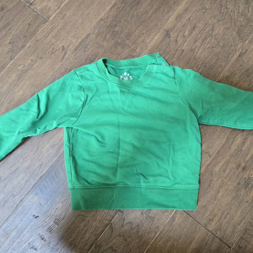 Primark Green Sweatshirt Classic Pullover Style